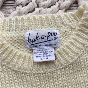 Vintage Sweaters - VTG 1980’s Huk-A-Poo Intarsia Knit Bird Sweater Vintage Sweaters - VTG 1980’s Huk-A-Poo Intarsia Knit Bird Sweater